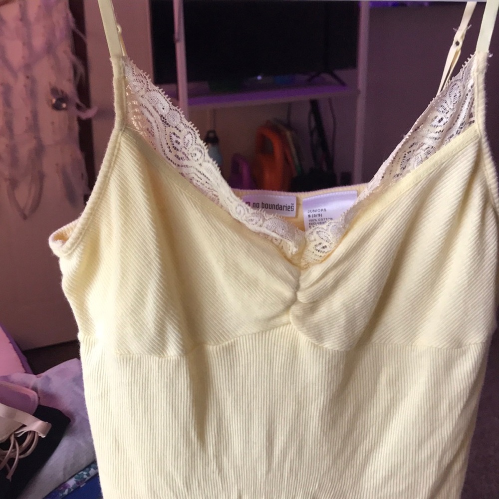 Yellow tank top